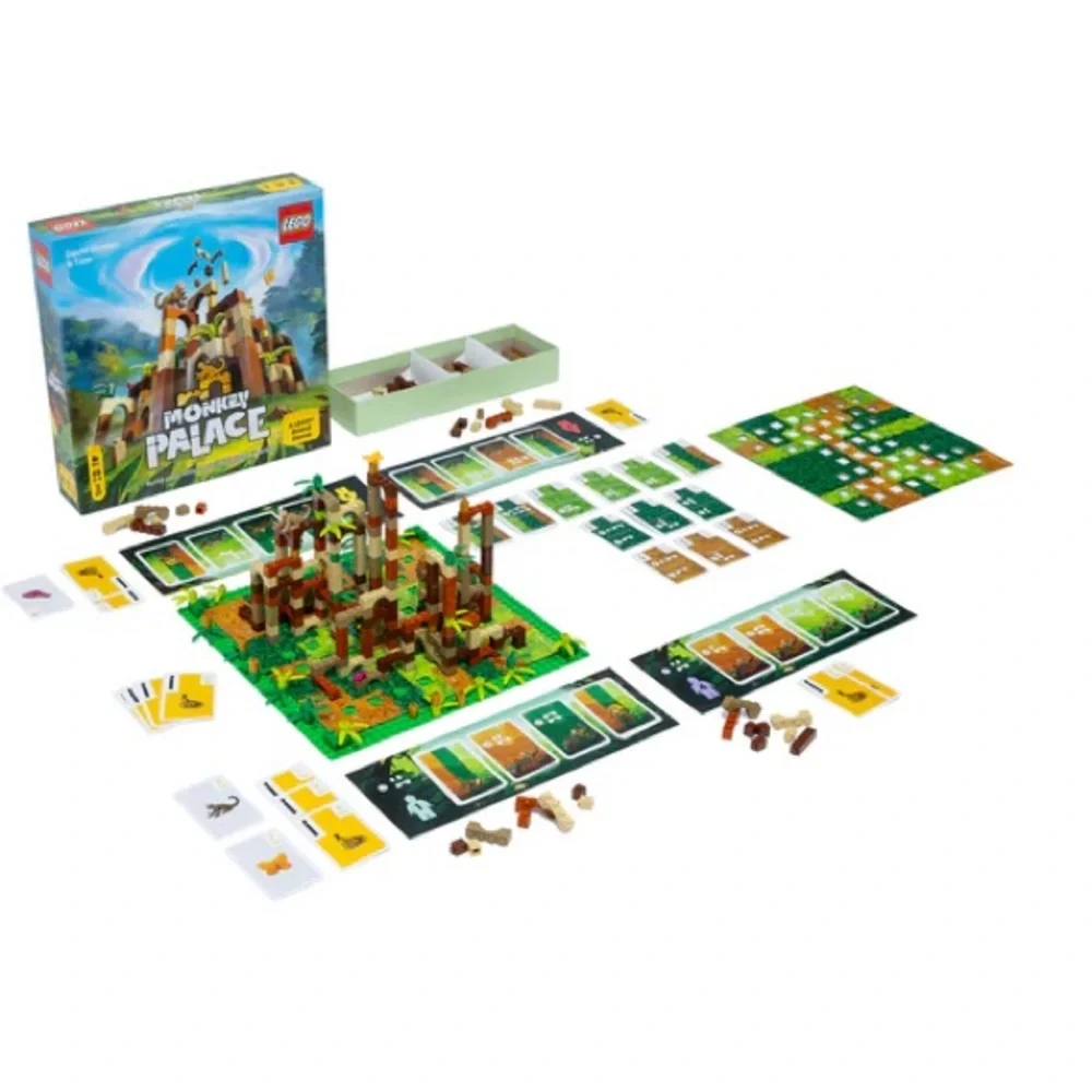 LEGO Monkey Palace Board Game. Build your way to victory Brick by Brick